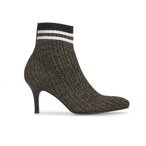 Metallic Knit Stuart Weitzman Booties - Picture 5 of 8